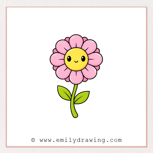 Preview of Cartoon Flowers drawing